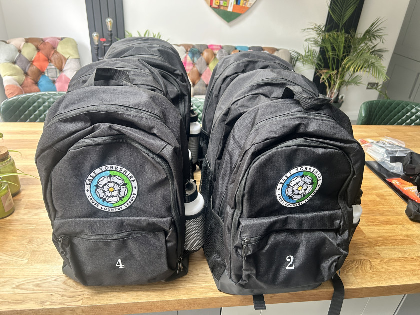 East Yorkshire Cross Country League invests in runner safety with new marshal rucksacks